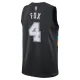 Maillot Homme San Antonio Spurs De Aaron Fox City Edition 2025-26 Noir Swingman