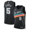 Maillot Homme San Antonio Spurs Stephon Castle City Edition 2025-26 Noir Swingman