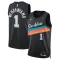 Maillot Homme San Antonio Spurs Victor Wembanyama City Edition 2025-26 Noir Swingman