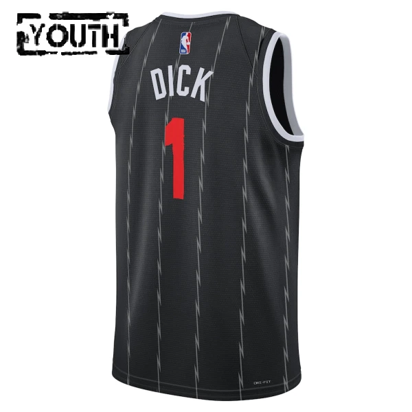 Maillot Enfant Toronto Raptors Grady Dick City Edition 2025-26 Noir Swingman