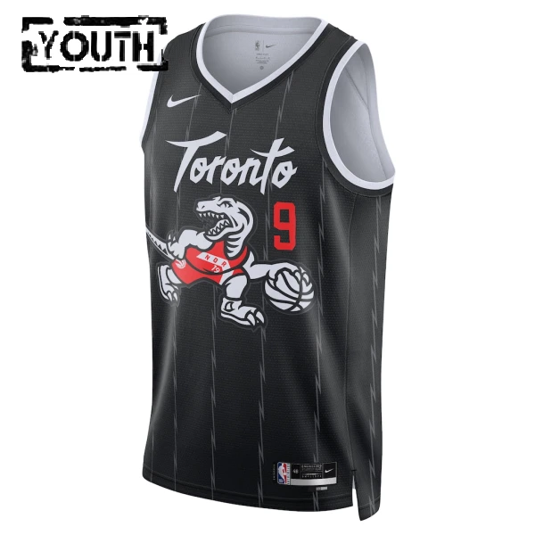 Maillot Enfant Toronto Raptors RJ Barrett City Edition 2025-26 Noir Swingman