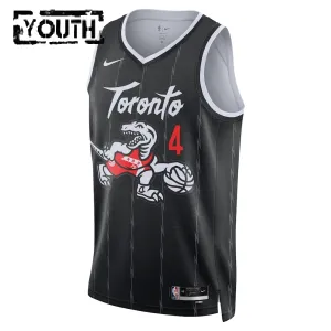 Maillot Enfant Toronto Raptors Scottie Barnes City Edition 2025-26 Noir Swingman