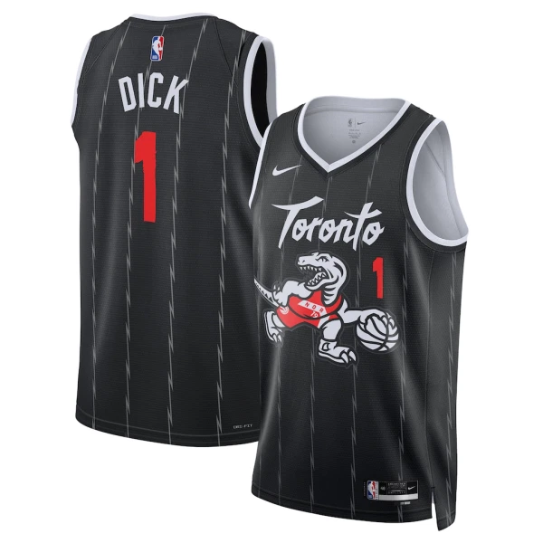 Maillot Homme Toronto Raptors Grady Dick City Edition 2025-26 Noir Swingman