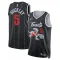 Maillot Homme Toronto Raptors Immanuel Quickley City Edition 2025-26 Noir Swingman