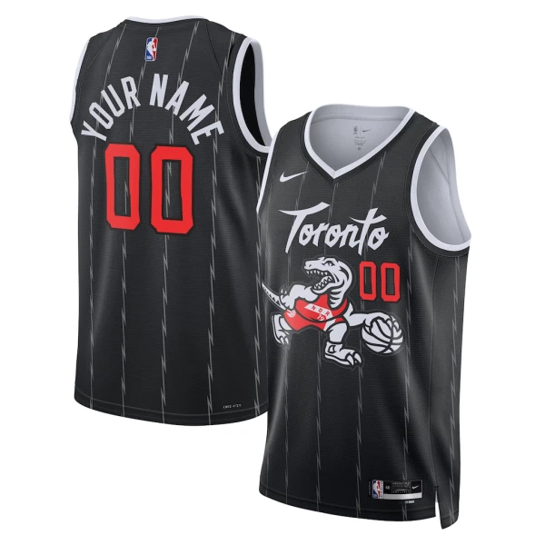 Maillot Homme Toronto Raptors Personnalisé City Edition 2025-26 Noir Swingman