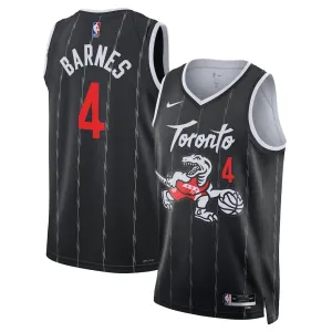 Maillot Homme Toronto Raptors Scottie Barnes City Edition 2025-26 Noir Swingman