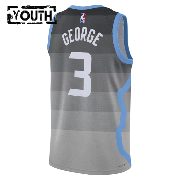 Maillot Enfant Utah Jazz Keyonte George City Edition 2025-26 Gris Swingman