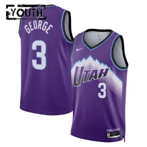 Maillot Enfant Utah Jazz Keyonte George Icon Edition 2025-26 Violet Swingman