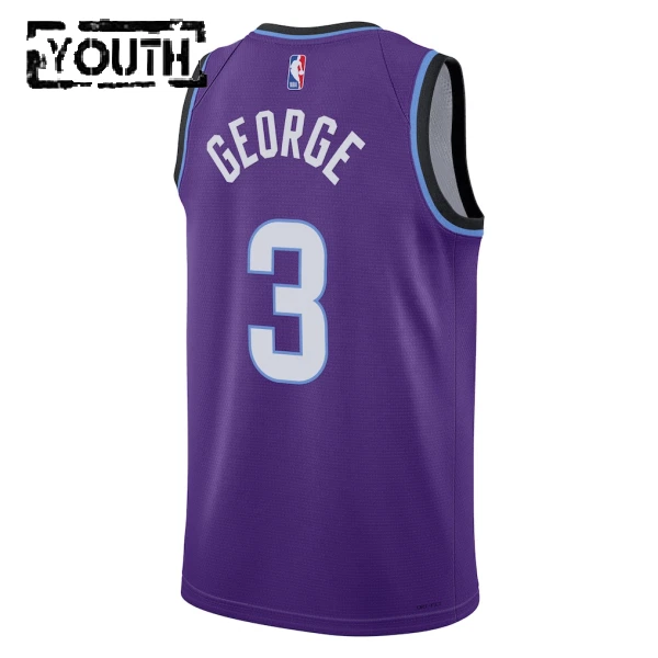 Maillot Enfant Utah Jazz Keyonte George Icon Edition 2025-26 Violet Swingman