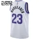 Maillot Enfant Utah Jazz Lauri Markkanen Association Edition 2025-26 Blanc Swingman