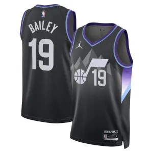 Maillot Homme Utah Jazz Ace Bailey Statement Edition 2025-26 Noir Swingman