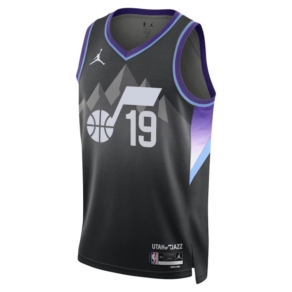Maillot Homme Utah Jazz Ace Bailey Statement Edition 2025-26 Noir Swingman