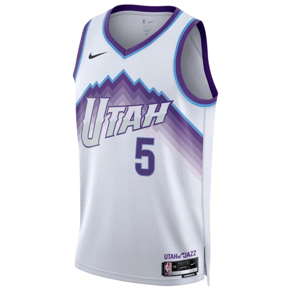 Maillot Homme Utah Jazz Cody Williams Association Edition 2025-26 Blanc Swingman