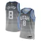 Maillot Homme Utah Jazz Isaiah Collier City Edition 2025-26 Gris Swingman