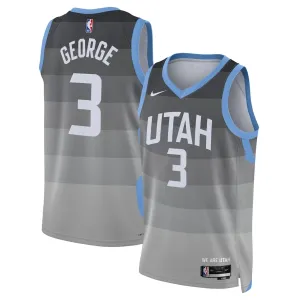 Maillot Homme Utah Jazz Keyonte George City Edition 2025-26 Gris Swingman