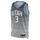 Maillot Homme Utah Jazz Keyonte George City Edition 2025-26 Gris Swingman