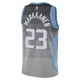 Maillot Homme Utah Jazz Lauri Markkanen City Edition 2025-26 Gris Swingman