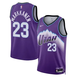 Maillot Homme Utah Jazz Lauri Markkanen Icon Edition 2025-26 Violet Swingman
