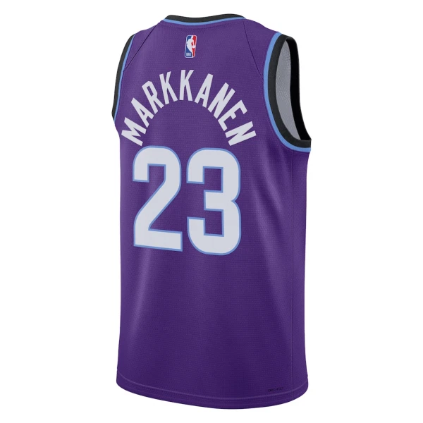 Maillot Homme Utah Jazz Lauri Markkanen Icon Edition 2025-26 Violet Swingman