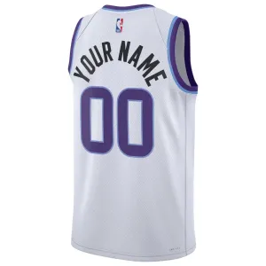 Maillot Homme Utah Jazz Personnalisé Association Edition 2025-26 Blanc Swingman