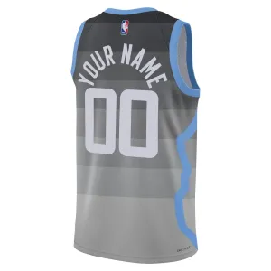 Maillot Homme Utah Jazz Personnalisé City Edition 2025-26 Gris Swingman