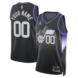Maillot Homme Utah Jazz Personnalisé Statement Edition 2025-26 Noir Swingman