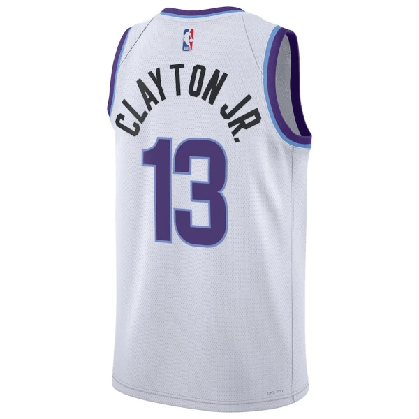Maillot Homme Utah Jazz Walter Clayton JR Association Edition 2025-26 Blanc Swingman