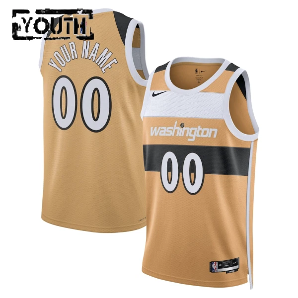 Maillot Enfant Washington Wizards Personnalisé City Edition 2025-26 Swingman