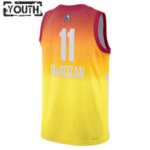Maillot Enfant Demar Derozan 11 All Star 2023 Orange Swingman