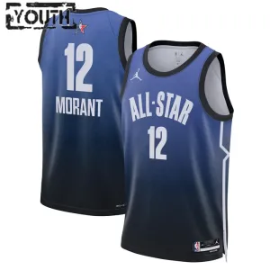 Maillot Enfant Ja Morant 12 All Star 2023 Bleu Swingman