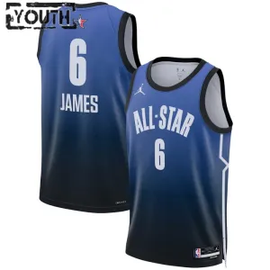 Maillot Enfant Lebron James 6 All Star 2023 Bleu Swingman