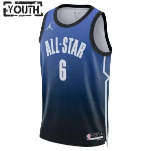 Maillot Enfant Lebron James 6 All Star 2023 Bleu Swingman