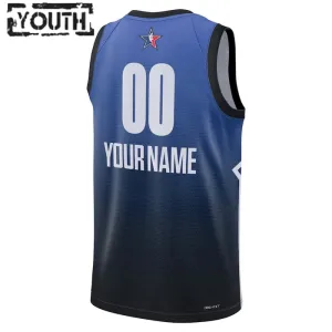 Maillot Enfant Personnalisé All Star 2023 Bleu Swingman