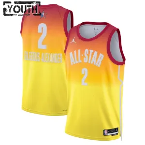 Maillot Enfant Shai Gilgeous Alexander 2 All Star 2023 Orange Swingman
