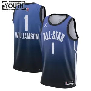 Maillot Enfant Zion Williamson 1 All Star 2023 Bleu Swingman
