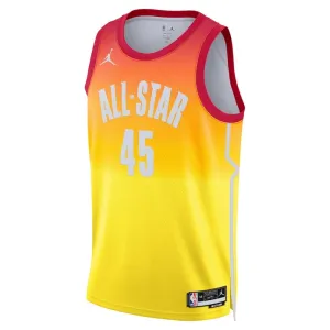 Maillot Homme Donovan Mitchell 45 All Star 2023 Orange Swingman