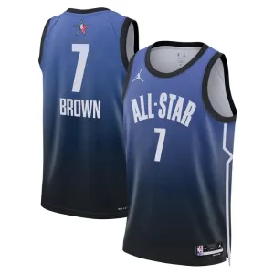 Maillot Homme Jaylen Brown 7 All Star 2023 Bleu Swingman