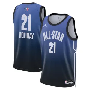 Maillot Homme Jrue Holiday 21 All Star 2023 Bleu Swingman