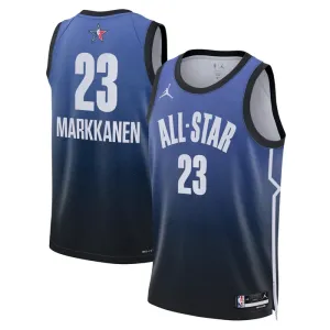 Maillot Homme Lauri Markkanen 23 All Star 2023 Bleu Swingman