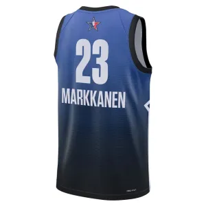 Maillot Homme Lauri Markkanen 23 All Star 2023 Bleu Swingman