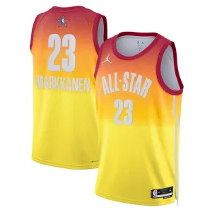 Maillot Homme Lauri Markkanen 23 All Star 2023 Orange Swingman