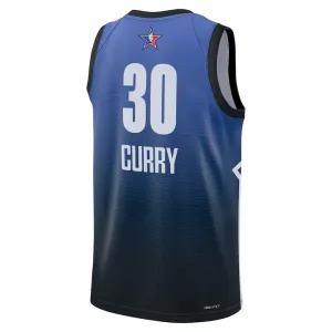 Maillot Homme Stephen Curry 30 All Star 2023 Bleu Swingman