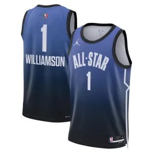 Maillot Homme Zion Williamson 1 All Star 2023 Bleu Swingman