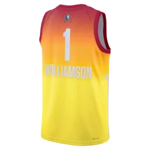 Maillot Homme Zion Williamson 1 All Star 2023 Orange Swingman