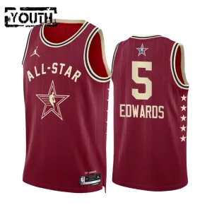 Maillot Enfant Anthony Edwards All Star 2024 Rouge Swingman Maillot Enfant Anthony Edwards All Star 2024 Rouge Swingman