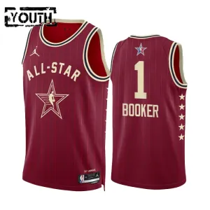 Maillot Enfant Devin Booker All Star 2024 Rouge Swingman Maillot Enfant Devin Booker All Star 2024 Rouge Swingman