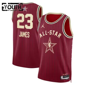 Maillot Enfant LeBron James All Star 2024 Rouge Swingman