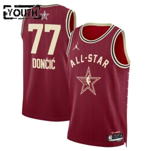 Maillot Enfant Luka Doncic All Star 2024 Rouge Swingman