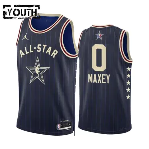 Maillot Enfant Tyrese Maxey All Star 2024 Navy Swingman Maillot Enfant Tyrese Maxey All Star 2024 Navy Swingman