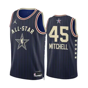 Maillot Homme Donovan Mitchell All Star 2024 Navy Swingman Maillot Homme Donovan Mitchell All Star 2024 Navy Swingman